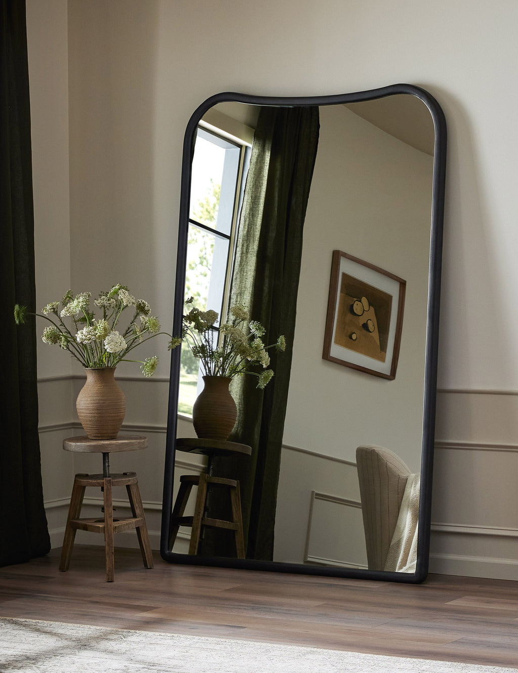 Patz Floor Mirror by Amber Lewis x Four Hands Position 1
